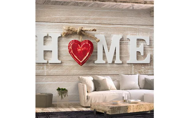 Fototapet - Home Heart Red