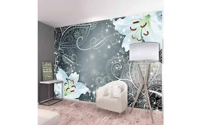 Fototapet - Oriental Wings Grey