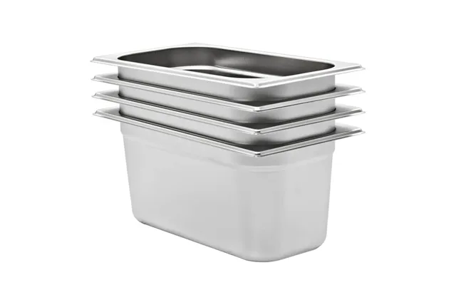 Gastronorm Beholdere Gn 1 3 - 150 Mm Rustfrit Stål, 4-pak