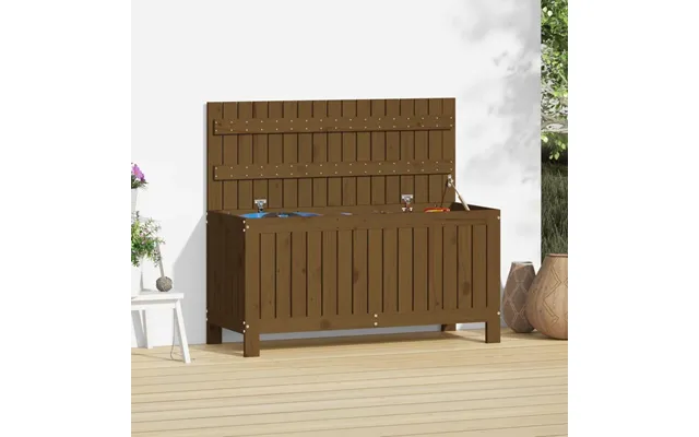 Havekasse I Massivt Fyrretræ - 108 × 42,5 × 54 Cm, Gyldenbrun