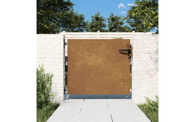 Havelåge 85×75 Cm I Cortenstål - Rustfarvet