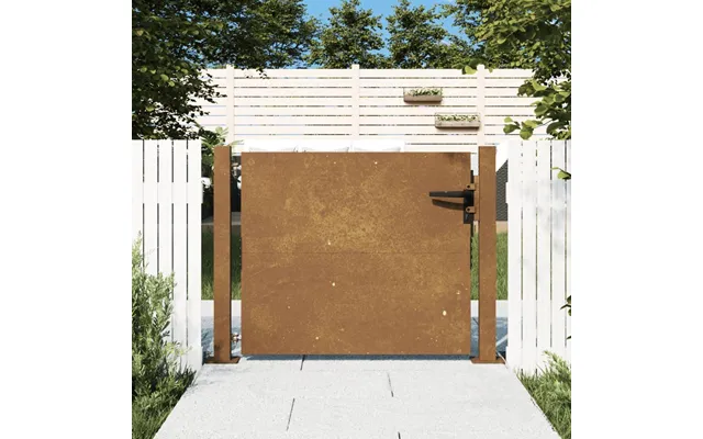 Havelåge I Cortenstål 100 × 75 Cm - Justerbar Bredde