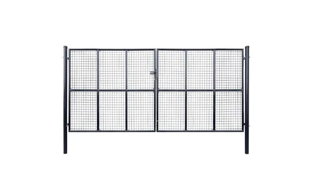 Havelåge I Net, Galvaniseret Stål 400×200 Cm - Antracitgrå