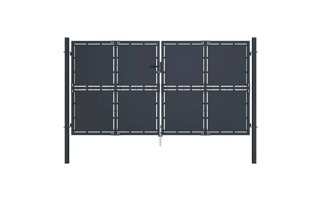 Havelåge I Stål 300 X 200 Cm Antracitgrå