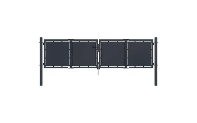 Havelåge I Stål 300×100 Cm - Antracitgrå