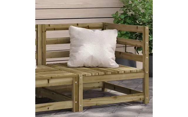 Hjørnemodul Til Havesofa 70x70x67 Cm Imprægneret Fyrretræ