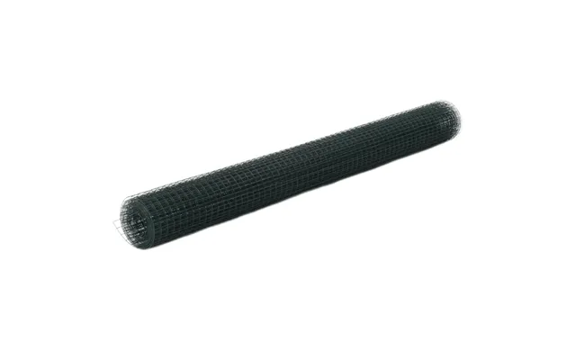 Hønsenet Stål Med Pvc-belægning 10 × 1,5 M - Grøn