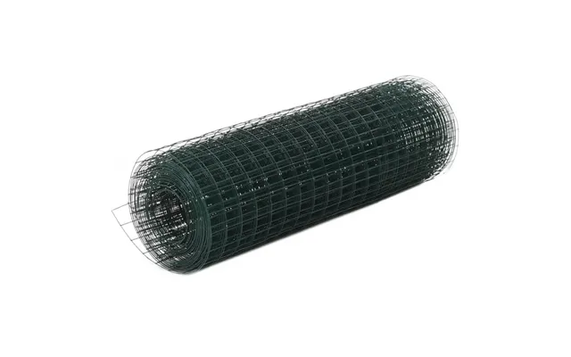 Hønsenet Stål Med Pvc-belægning 25 X 0,5 M Grøn