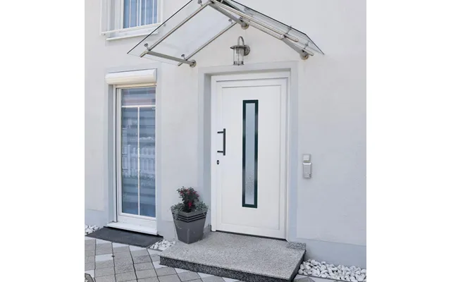 Hoveddør 108x208 Cm Pvc Hvid
