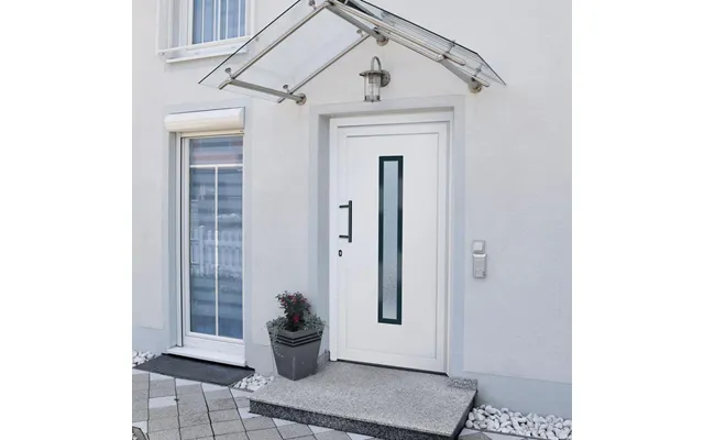 Hoveddør 98x200 Cm Pvc Hvid