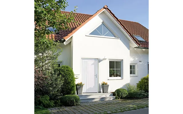 Hoveddør 98x200 Cm Pvc Hvid