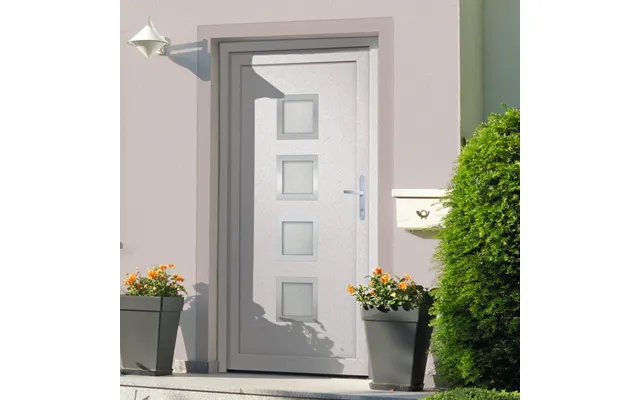 Hoveddør 98x200 Cm Pvc Hvid