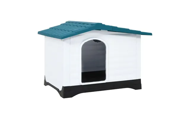 Hundehus I Polypropylen 90,5 × 68 × 66 Cm - Blå Hvid