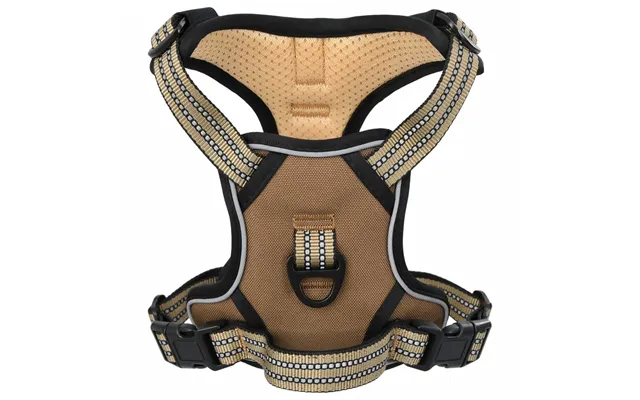 Hundesele Med Refleksstriber - Justerbar Xl, Brun