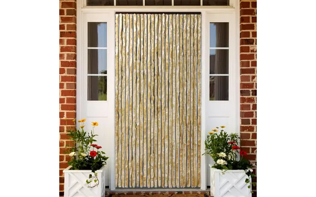Insektgardin 90 X 220 Cm - Beige Chenille Med Kroge