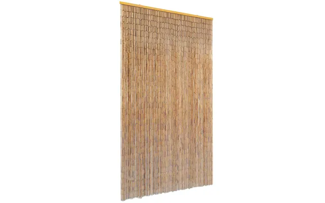 Insektgardin Til Dør I Bambus - 120 × 220 Cm, Brun