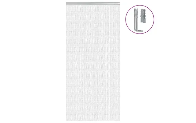 Insektskærm Til Dør I Aluminium - 100 × 212 Cm, Sølv