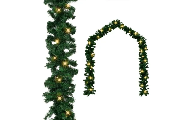 Juleguirlande Med Led-lys 20 M - Varm Hvid, 8 Effekter