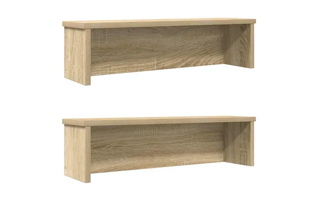Køkkenreoler, Stabelbare - 2 Stk., 50×15×16 Cm, Sonoma-eg