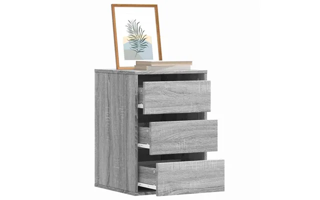 Kommode Til Hjørne 40×41×58 Cm - Grå Sonoma-eg, Konstrueret Træ