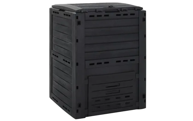 Kompostbeholder 280 L I Polypropylen - Sort