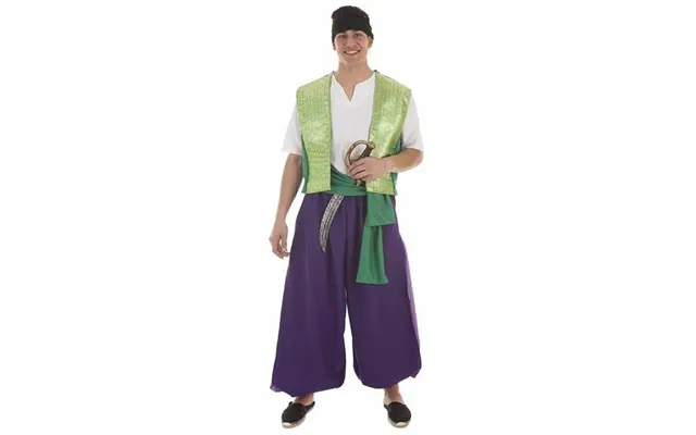 Kostume Til Voksne Lilla Aladdin 4 Dele L