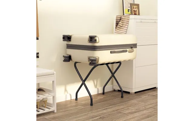 Kuffertstativ 56×40×49 Cm - Sort, Foldbart Stativ Til Bagage