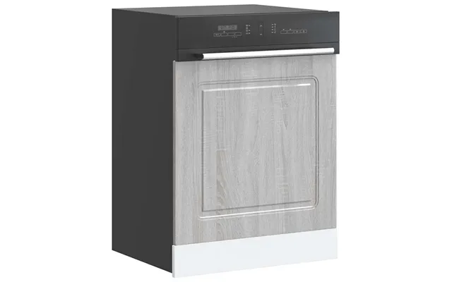Låge Til Opvaskemaskine Kalmar 60 × 1,5 × 57 Cm - Grå Sonoma-eg