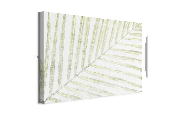 Lærredsbillede Palm Leaf Bred - 30 X 20 Cm