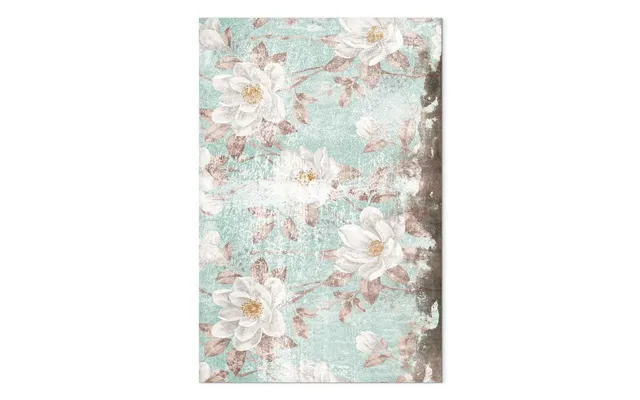 Lærredsbillede Roman Flowers Lodret - Blomster Vægdekoration