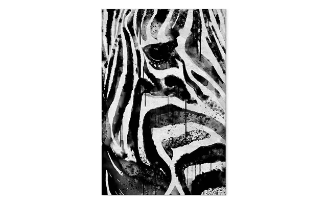Lærredsbillede Zebra Abstrakt Lodret - 20 X 30 Cm