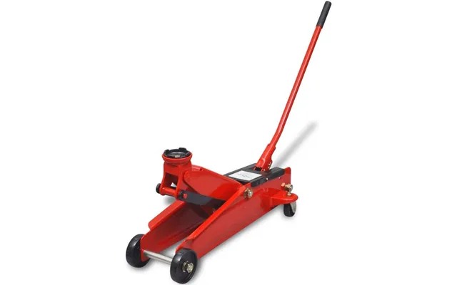 Lavprofil Hydraulisk Gulvdonkraft 3 Ton - Rød