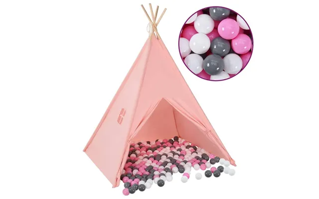 Legebolde Til Boldbassin - 500 Stk., Hvid Grå Pink, 6 Cm