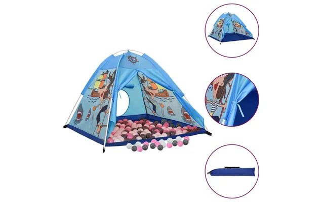 Legetelt Til Børn Med 250 Bolde - 120 × 120 × 90 Cm