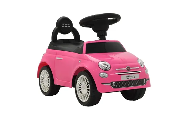 Legetøjsbil Gåbil - Fiat 500, Lyserød