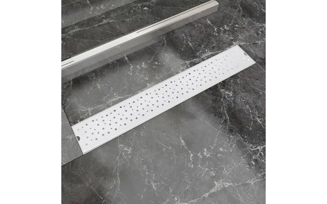 Lineært Bruseafløb Bobledesign 730x140 Mm Rustfrit Stål