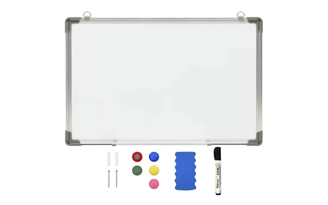Magnetisk Whiteboard 50 × 35 Cm - Stål, Hvid