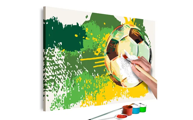 Mal Efter Tal Billede Football Emotions 50 X 40 Cm