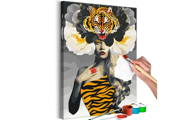 Mal Selv Billede - Eye Of The Tiger 40 X 60 Cm