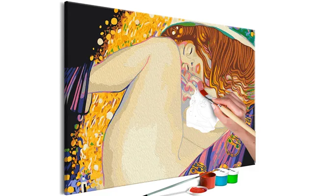 Mal Selv Billede - Gustav Klimt Danae 60 X 40 Cm