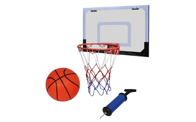 Mini-basketballkurv Til Dør Med Bold Og Pumpe - 45 × 30 Cm