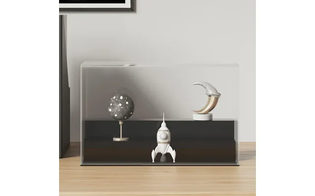 Montre I Akryl 25 × 12 × 16 Cm - Transparent Med Sort Trin-display