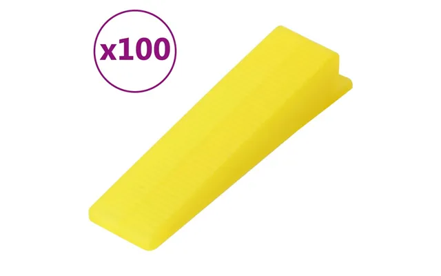 Nivelleringskiler Til Fliser - 100 Stk., Gul, Pp