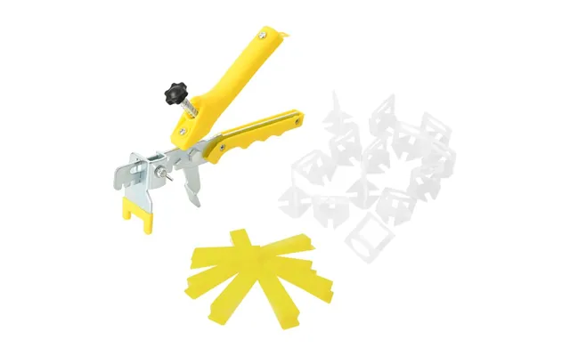 Nivelleringssystem Til Fliser - 250 Kiler, 500 Klips, 3 Mm