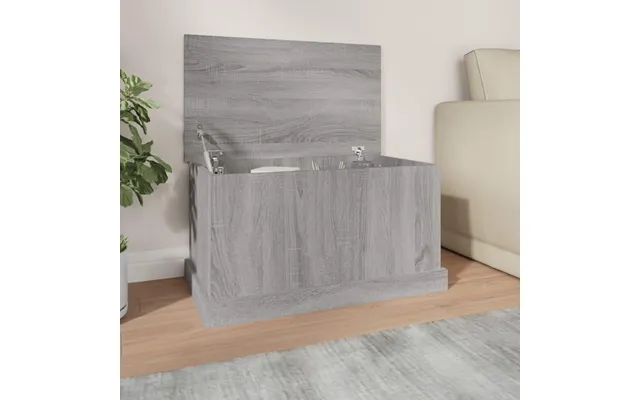 Opbevaringskasse 70 × 40 × 38 Cm I Konstrueret Træ - Grå Sonoma-eg