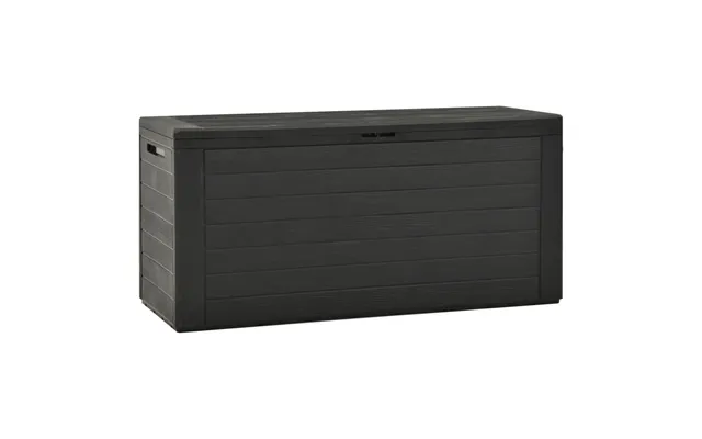 Opbevaringskasse Til Haven 116×44×55 Cm - Antracitgrå, 290 L