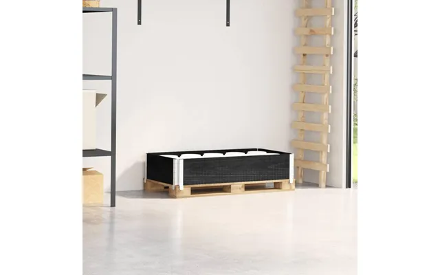 Palleramme 100 × 50 Cm I Massivt Fyrretræ - Sort