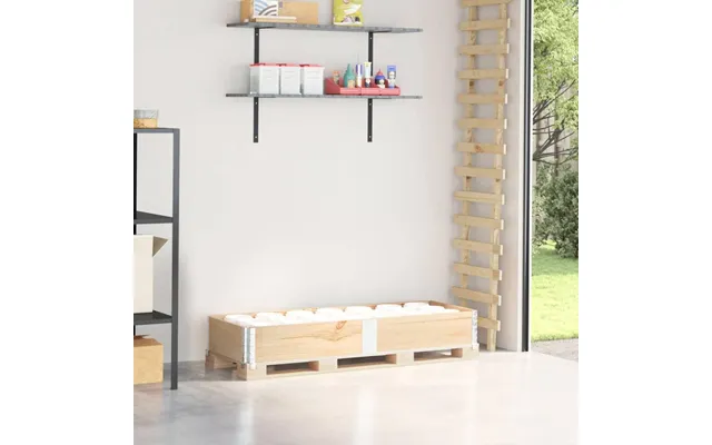 Palleramme 150 × 50 Cm I Massivt Fyrretræ - Stabelbar Og Foldbar