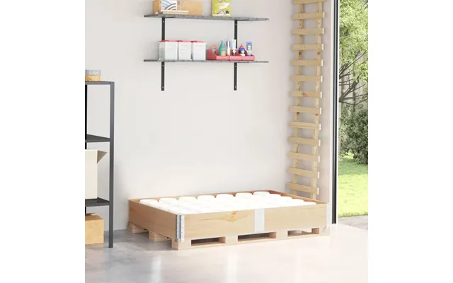 Palleramme 150 X 100 Cm I Massivt Fyrretræ - Stabelbar Og Foldbar