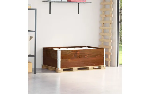 Pallerammer 2 Stk. 120 × 80 Cm I Massivt Fyr - Brun